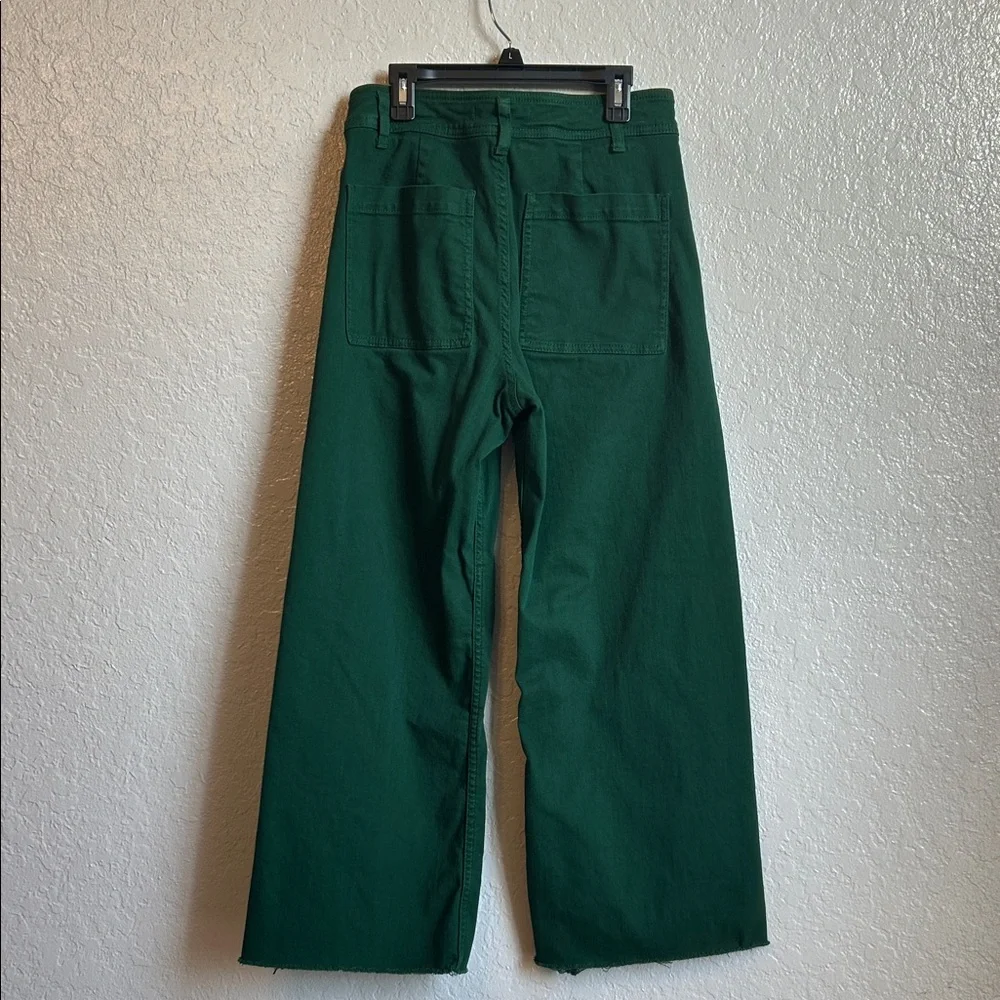 Antonio Melani Emerald Green ankle cropped jeans size 4 - Picture 3 of 5